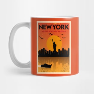 New York Retro Mug